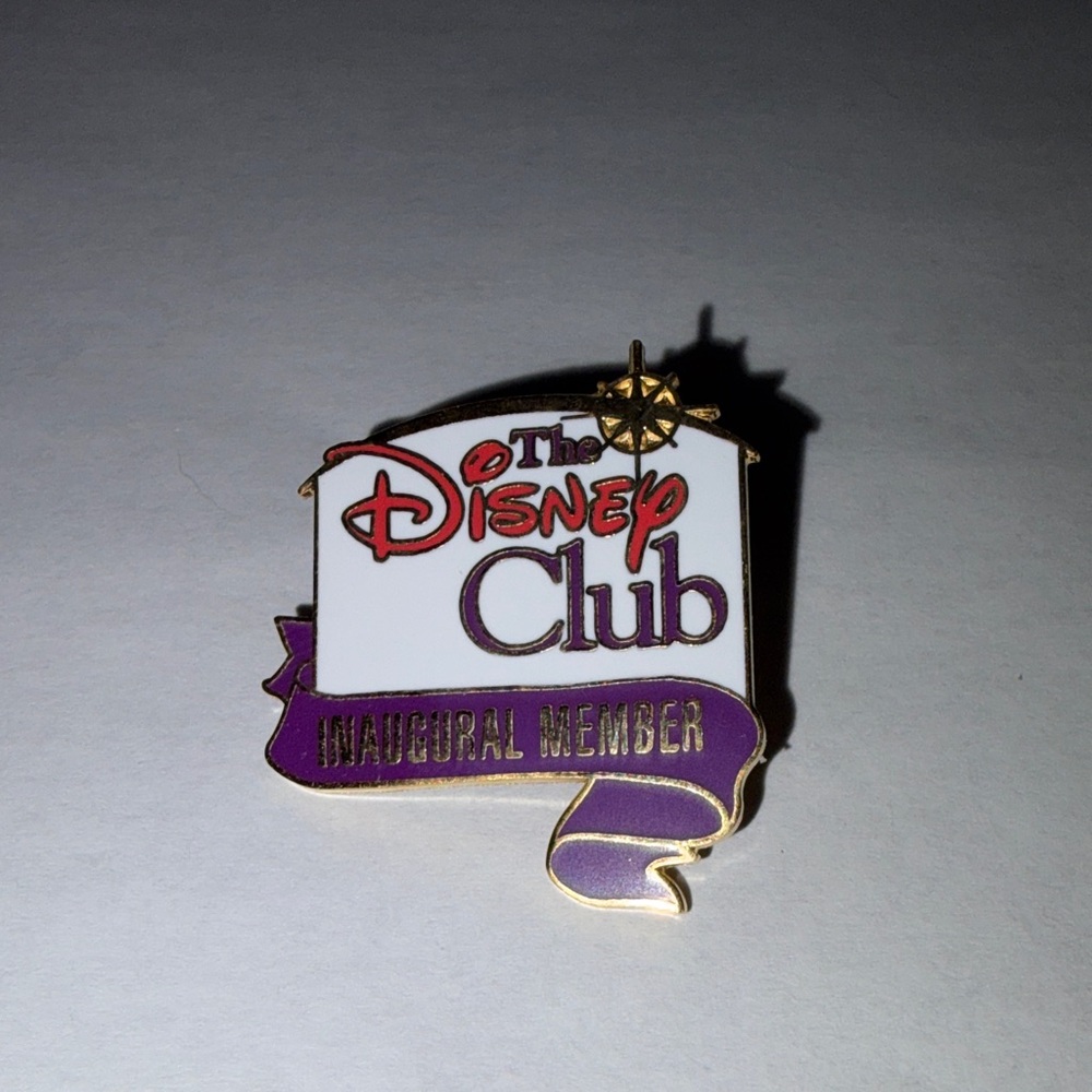 Disney Club Inaugural Member Limited Edition Pin; Vintage Disney